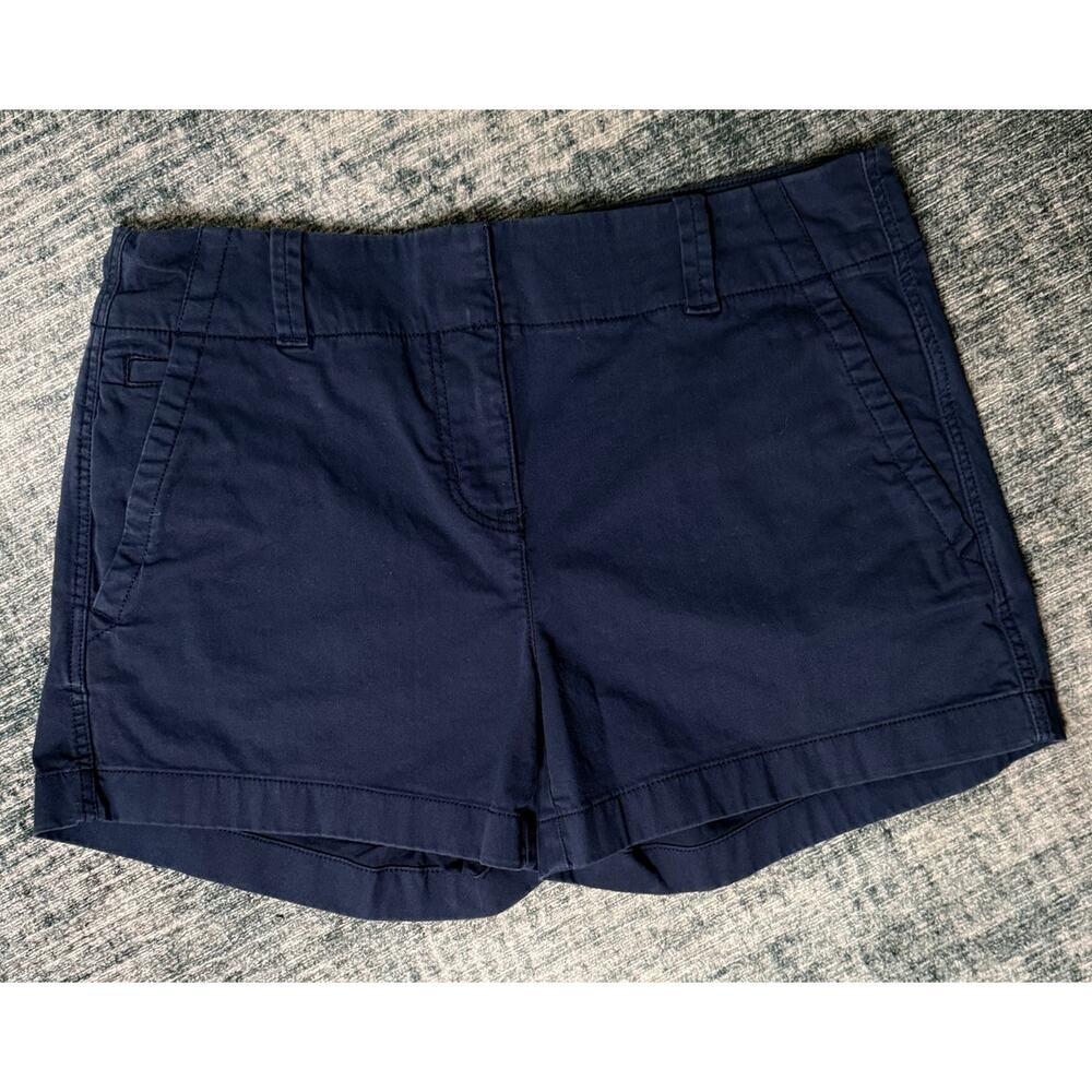 Vineyard Vines Women's Size 2 Navy Blue Cargo Shorts Whale Logo Cotton